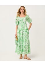Lilly Pulitzer Hadly Short Sleeve Smocked Maxi Dress