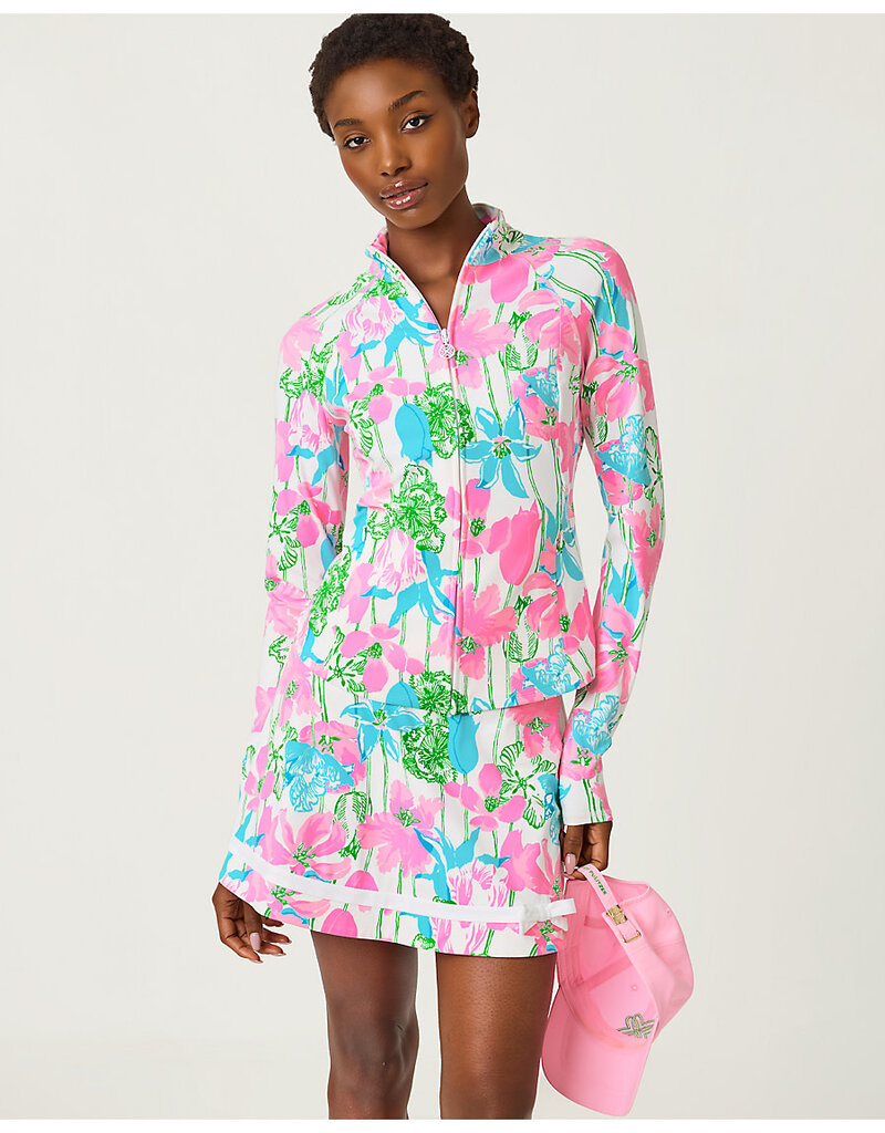 Lilly Pulitzer Barbados Zip-up Jacket UPF 50+