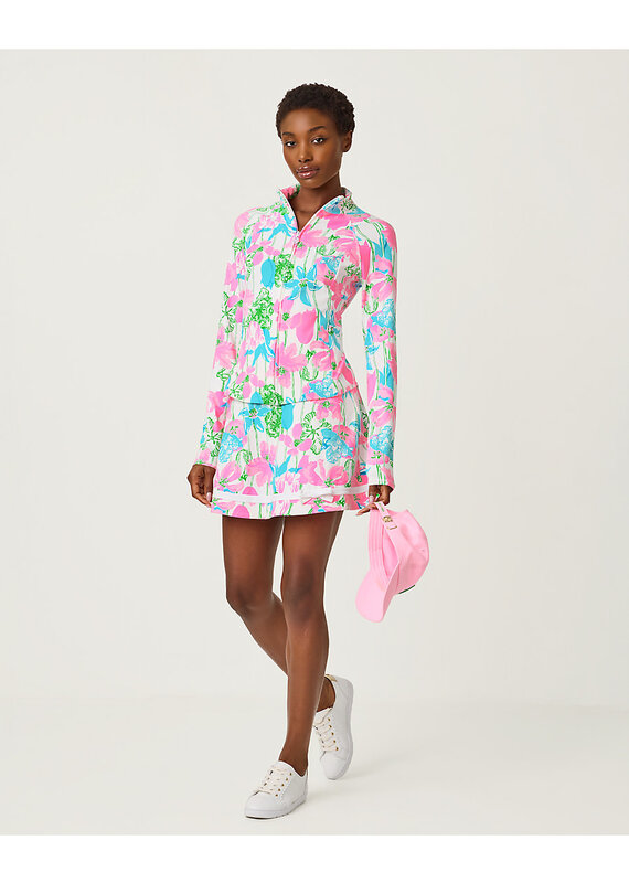 Lilly Pulitzer Barbados Zip-up Jacket UPF 50+
