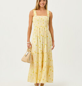 Lilly Pulitzer Hadley Smocked Maxi Dress