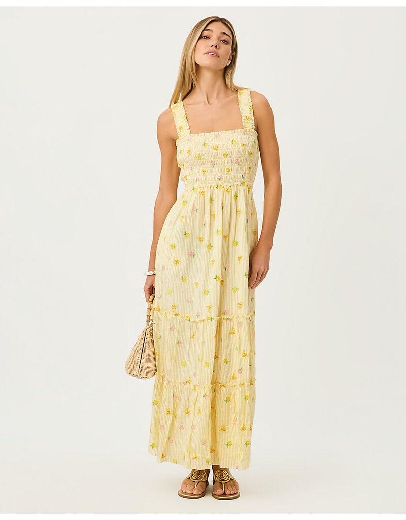 Lilly Pulitzer Hadley Smocked Maxi Dress