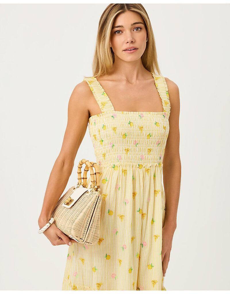 Lilly Pulitzer Hadley Smocked Maxi Dress