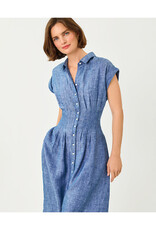 Lilly Pulitzer Tonya Linen Midi Shirtdress