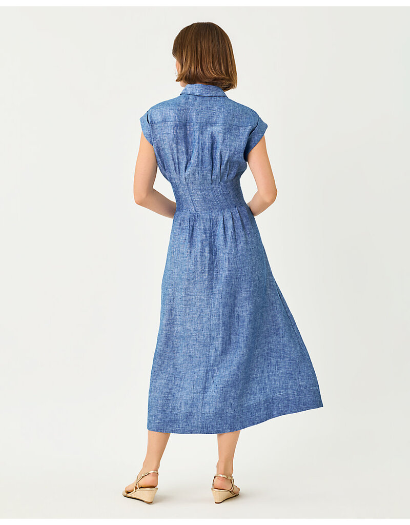 Lilly Pulitzer Tonya Linen Midi Shirtdress