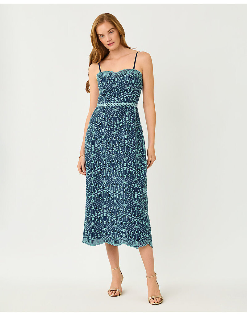 Lilly Pulitzer Arlin Eyelet Midi Dress