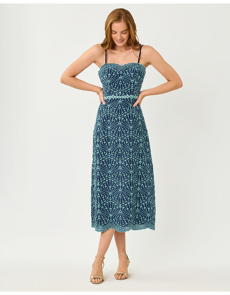 Lilly Pulitzer Arlin Eyelet Midi Dress
