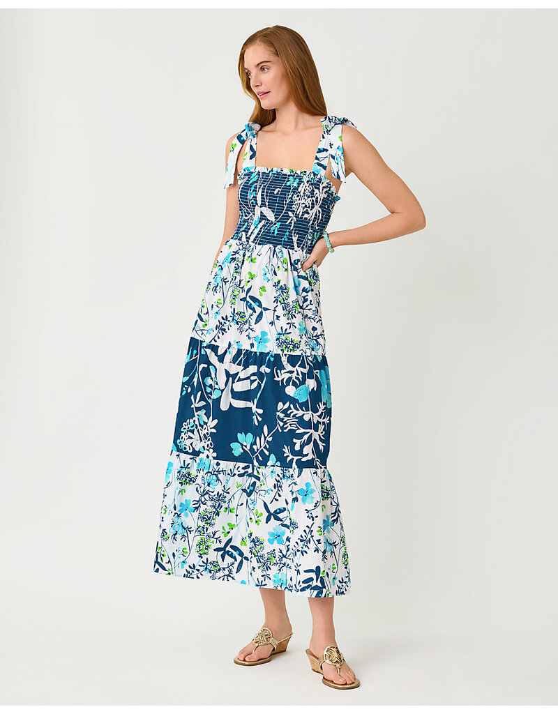 Lilly Pulitzer Athyn Smocked Maxi Dress