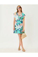 Lilly Pulitzer Norella Flutter Sleeve Linen Dress