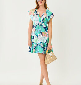 Lilly Pulitzer Norella Flutter Sleeve Linen Dress