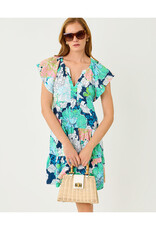 Lilly Pulitzer Norella Flutter Sleeve Linen Dress