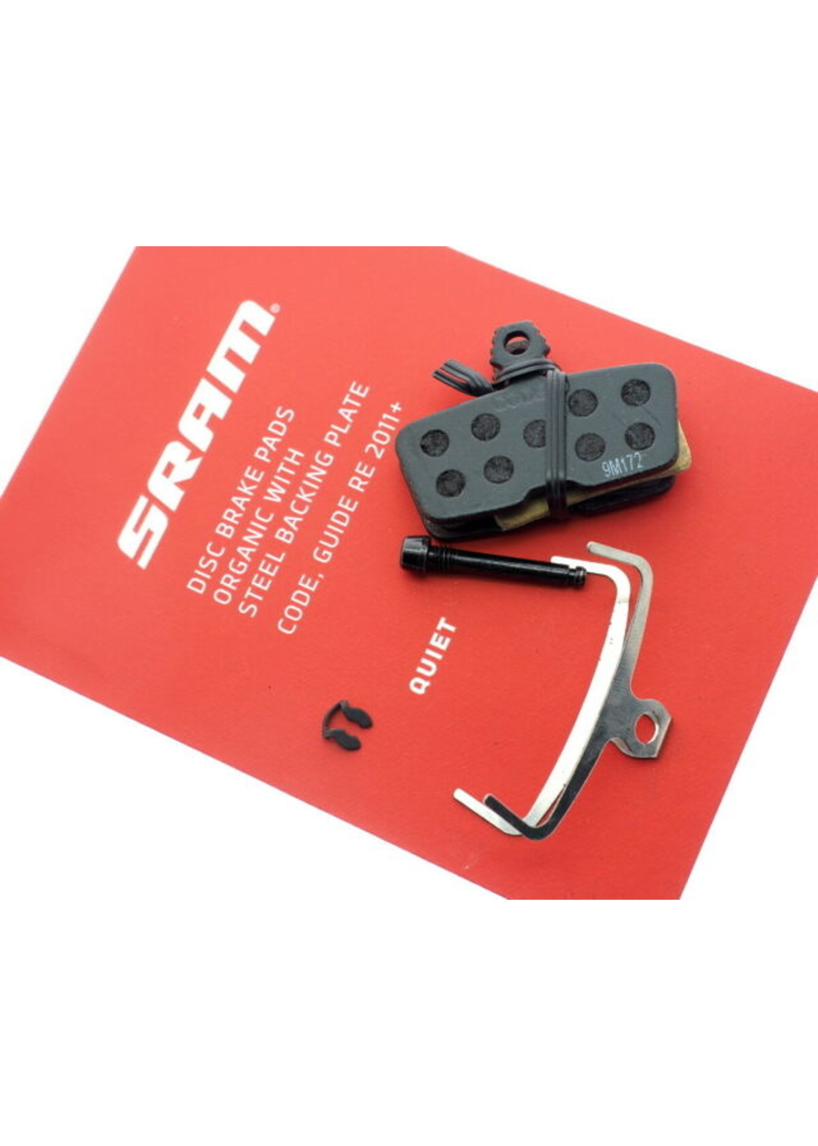 SRAM Disc Brake Pads - Organic/Steel (Quiet) - Code 2011+/ Guide RE