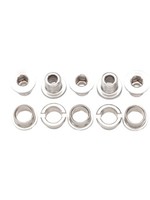 Problem Solvers Problem Solvers Double Chainring Bolts Silver Stainless