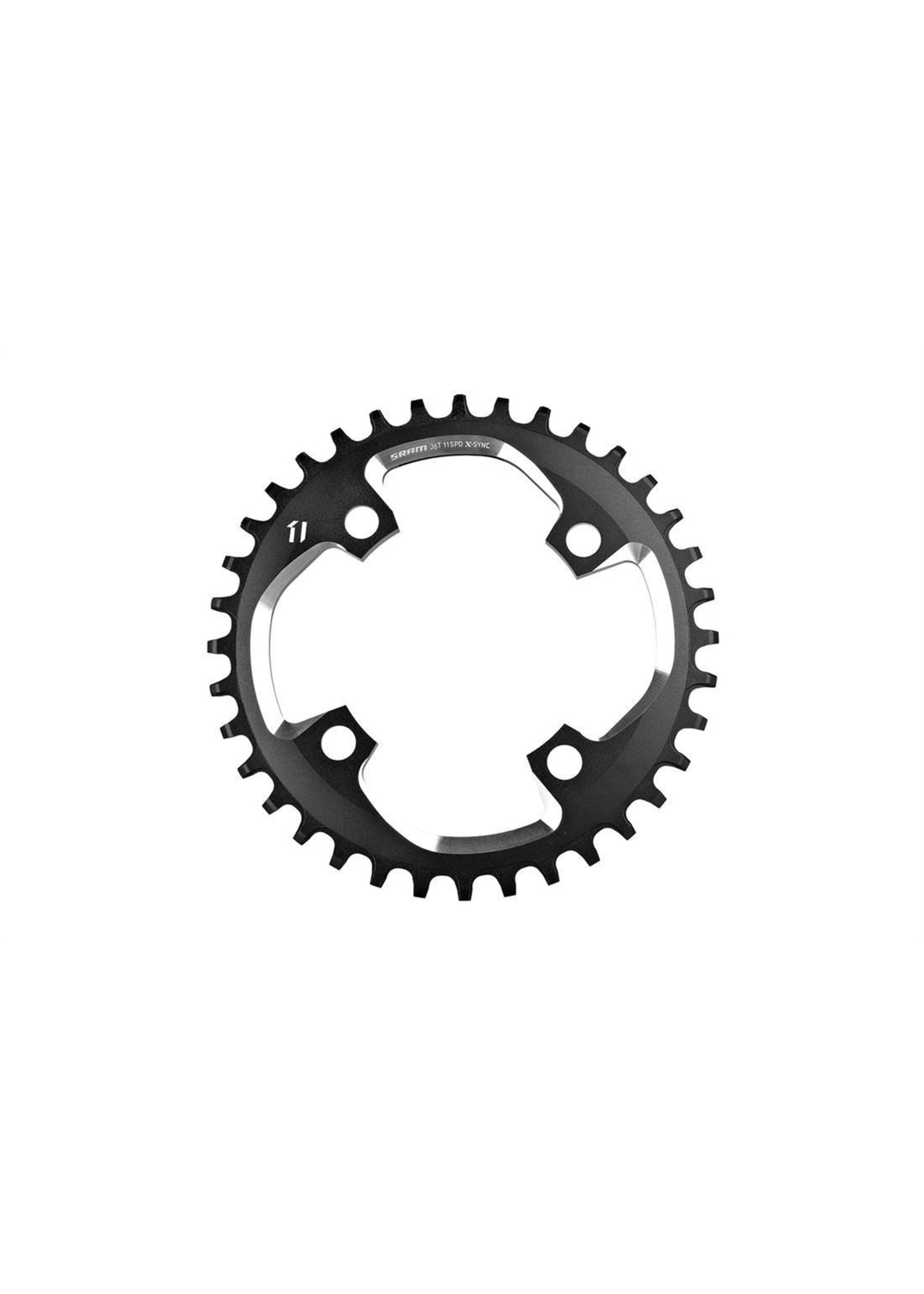 SRAM SRAM X01 X-Sync 36 Tooth 94mm BCD 4-Bolt Chainring fits 10 and 11 Speed SRAM Chains