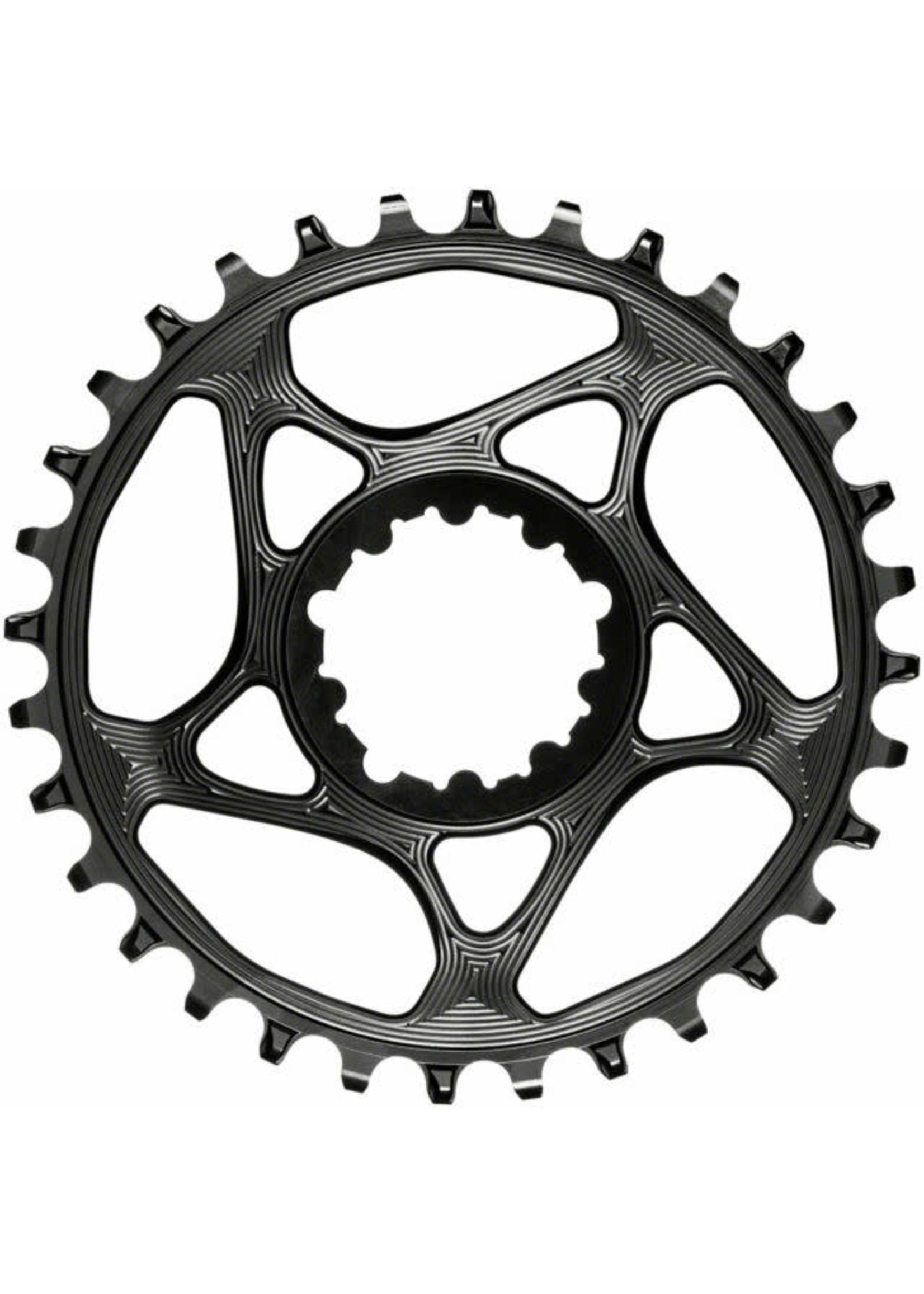 Absolute Black AbsoluteBlack Round N/W Chainring Direct Mount GXP 28T Black