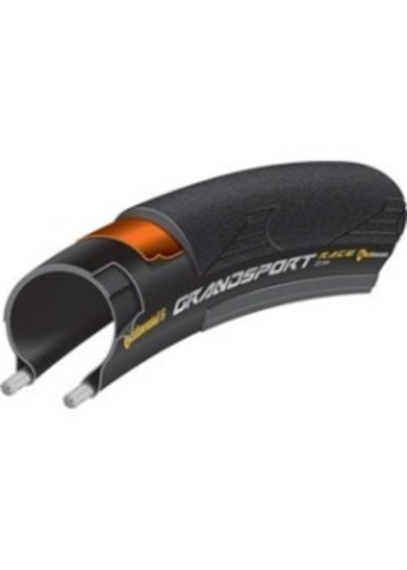 Continental Continental Grand Sport Race Tire - 700 x 32, Clincher, Folding, Black, PureGrip, NyTech Breaker