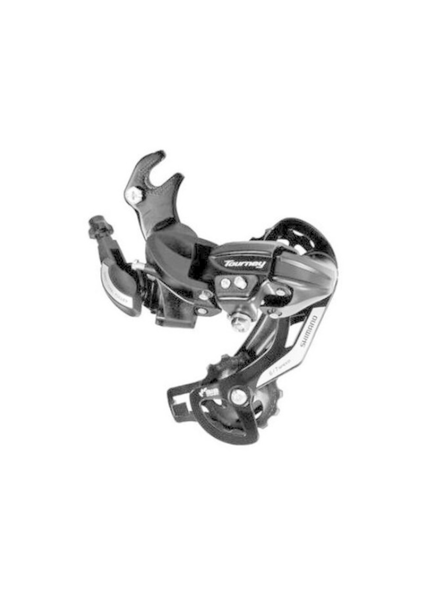 Shimano Shimano Tourney RD-TY500-SGS Rear Derailleur - 6,7 Speed, Long Cage, Black, Dropout Claw Hanger