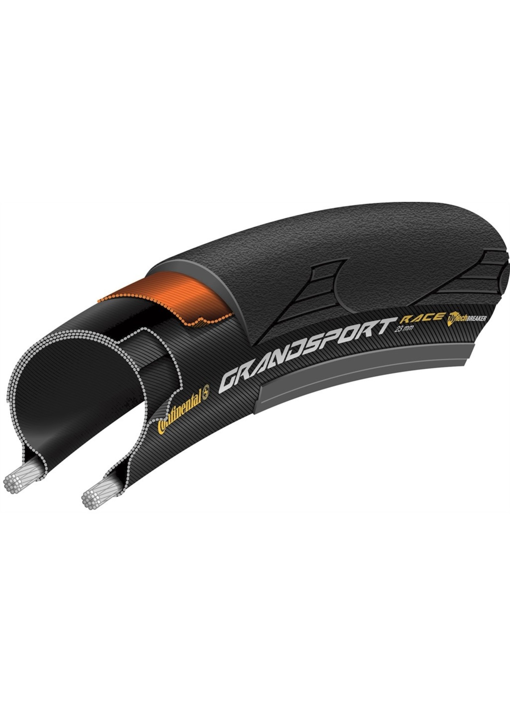 Continental Continental Grand Sport Race - 700 x 25 Fold Black