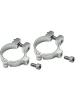 Velo Orange Velo Orange Hinged Water Bottle Cage Clamps - 31.8mm Silver