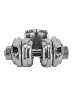 Sunlite SADDLE CLAMP SUNLT SINGLE RAIL SILVER