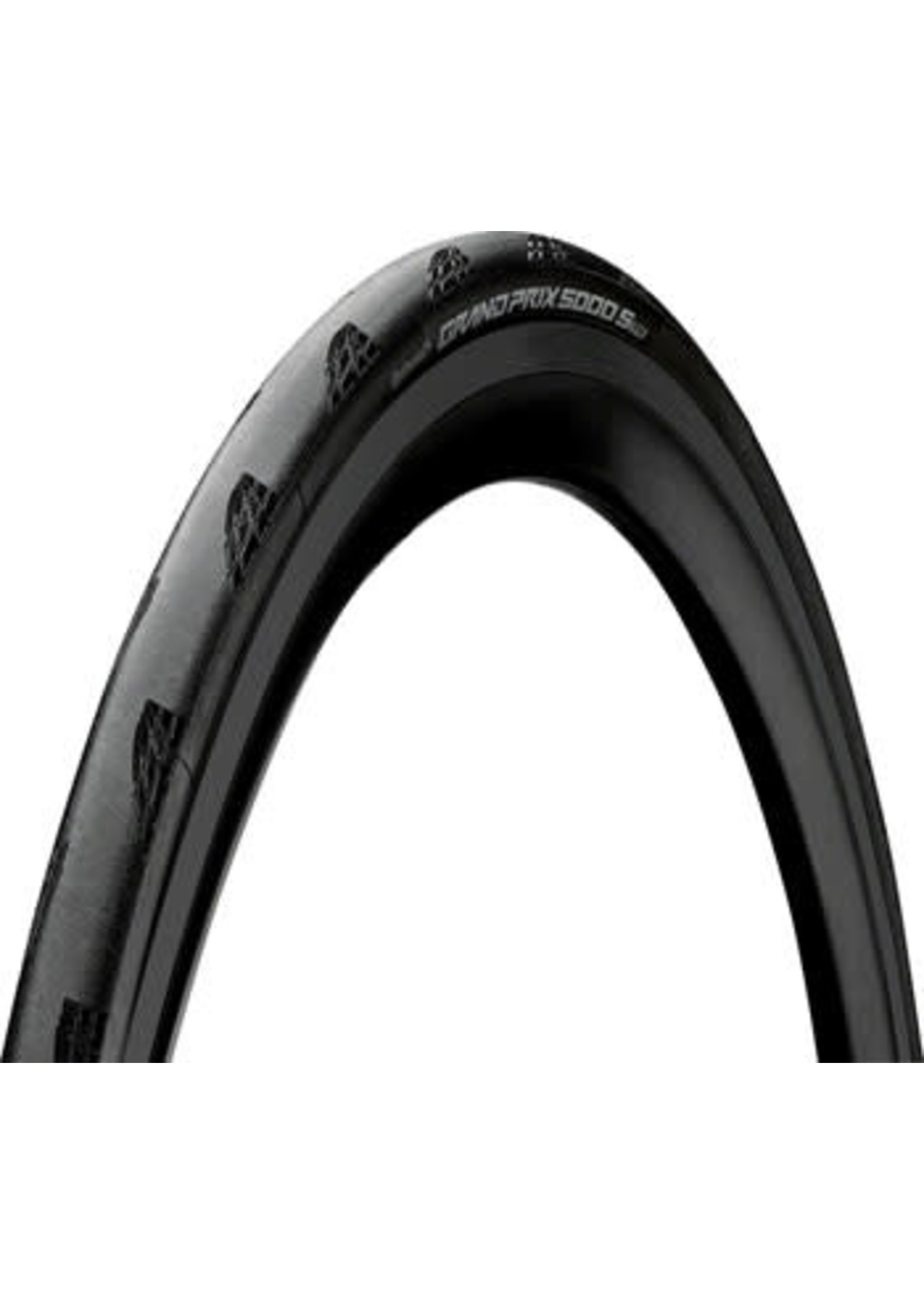 Continental Continental Grand Prix 5000 S TR Tire - 700 x 25, Tubeless, Folding, Black, BlackChili, Vectran Breaker, LazerGrip, ACT