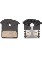 Shimano Shimano J04C-MF Disc Brake Pads and Springs - Metal Compound, Finned Alloy and Stainless Steel Back Plate,