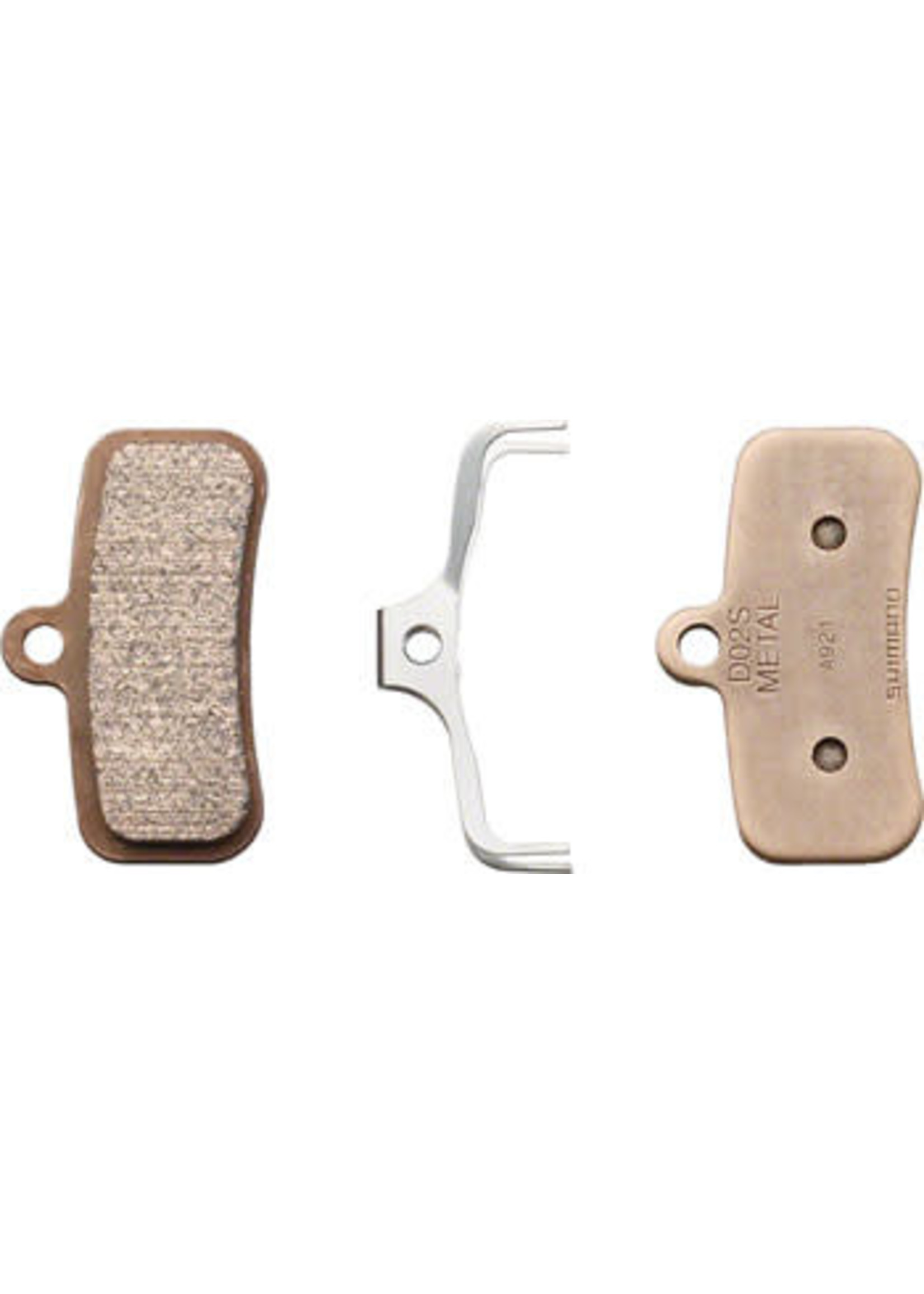 Shimano Shimano D02S-MX Disc Brake Pad and Spring - Metal Compound, Stainless Steel Back Plate