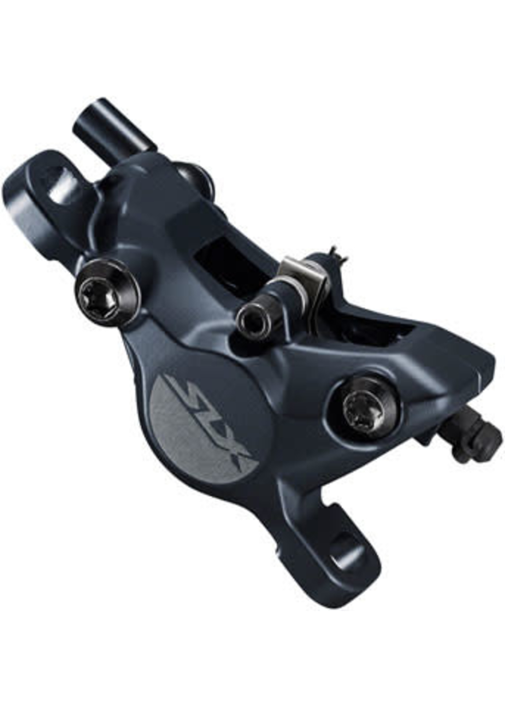Shimano SLX BR-M7100 2-Piston Post-Mount Disc Brake Caliper, Metal Pads with Fins, Black