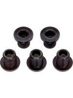 Problem Solvers CR 1405 P/S 8mm chainring bolts alloy black Set/5