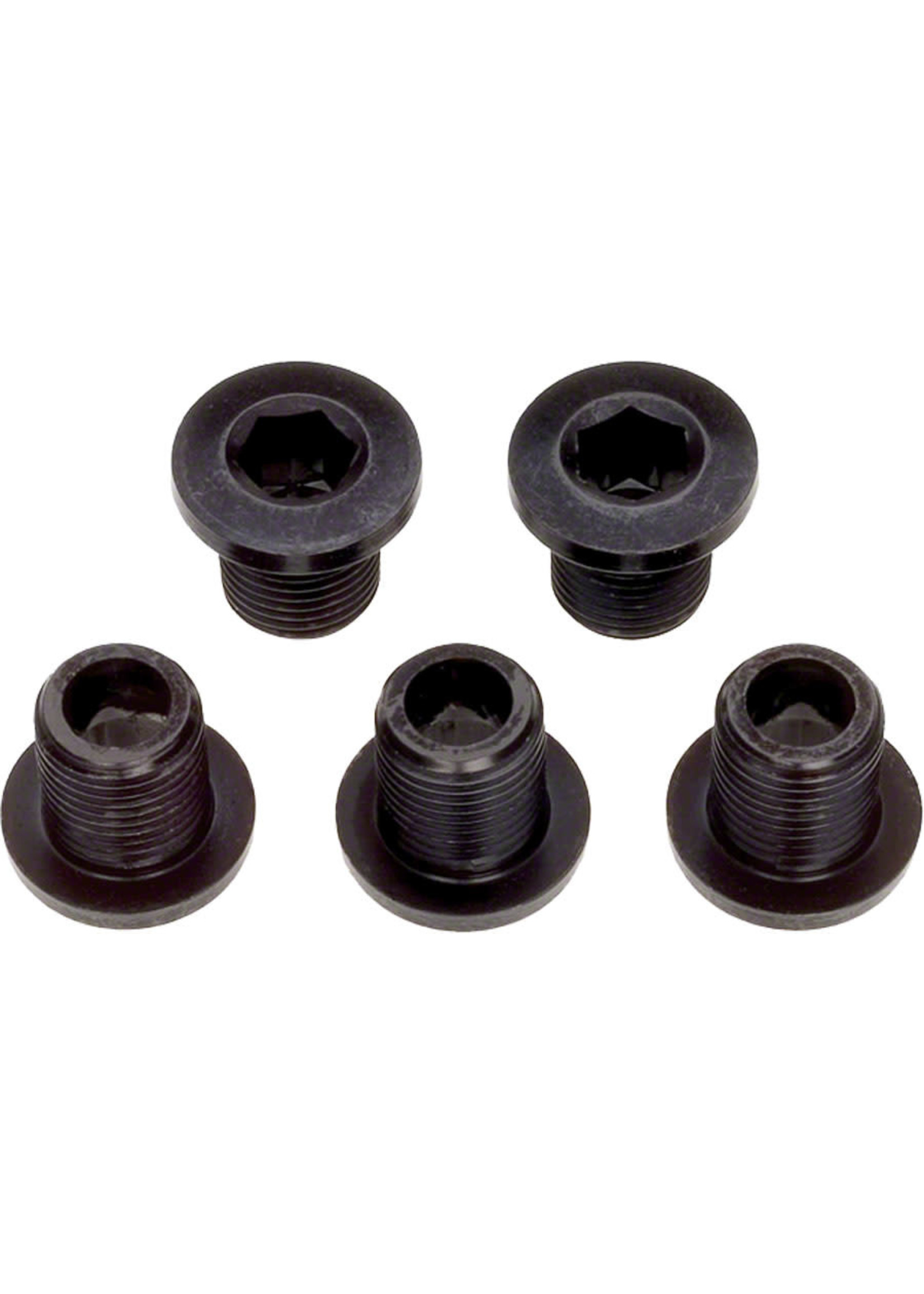 Problem Solvers CR 1405 P/S 8mm chainring bolts alloy black Set/5