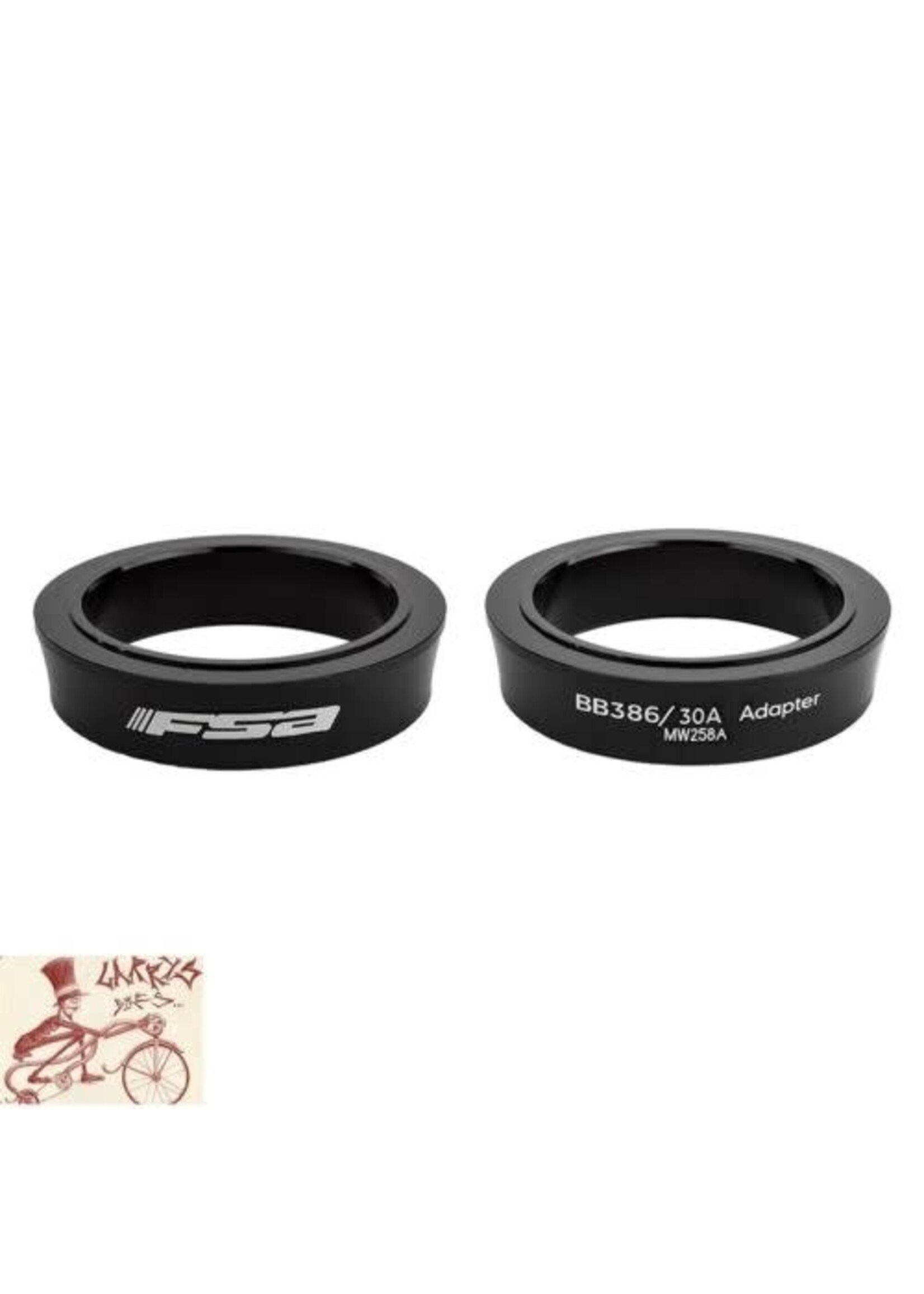 FSA (Full Speed Ahead) FSA Bottom Bracket Adaptor for 386 EVO Crankset on BB30 or PressFit 30 Frame