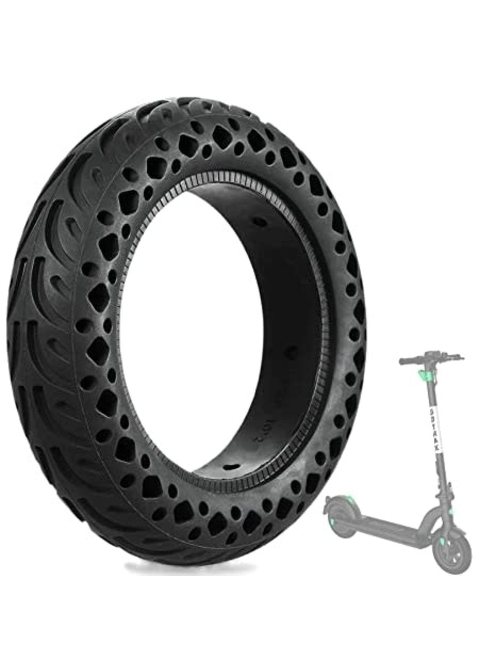 GLDYTIMES Electric Scooter Soild  Tire 10 x 2.125
