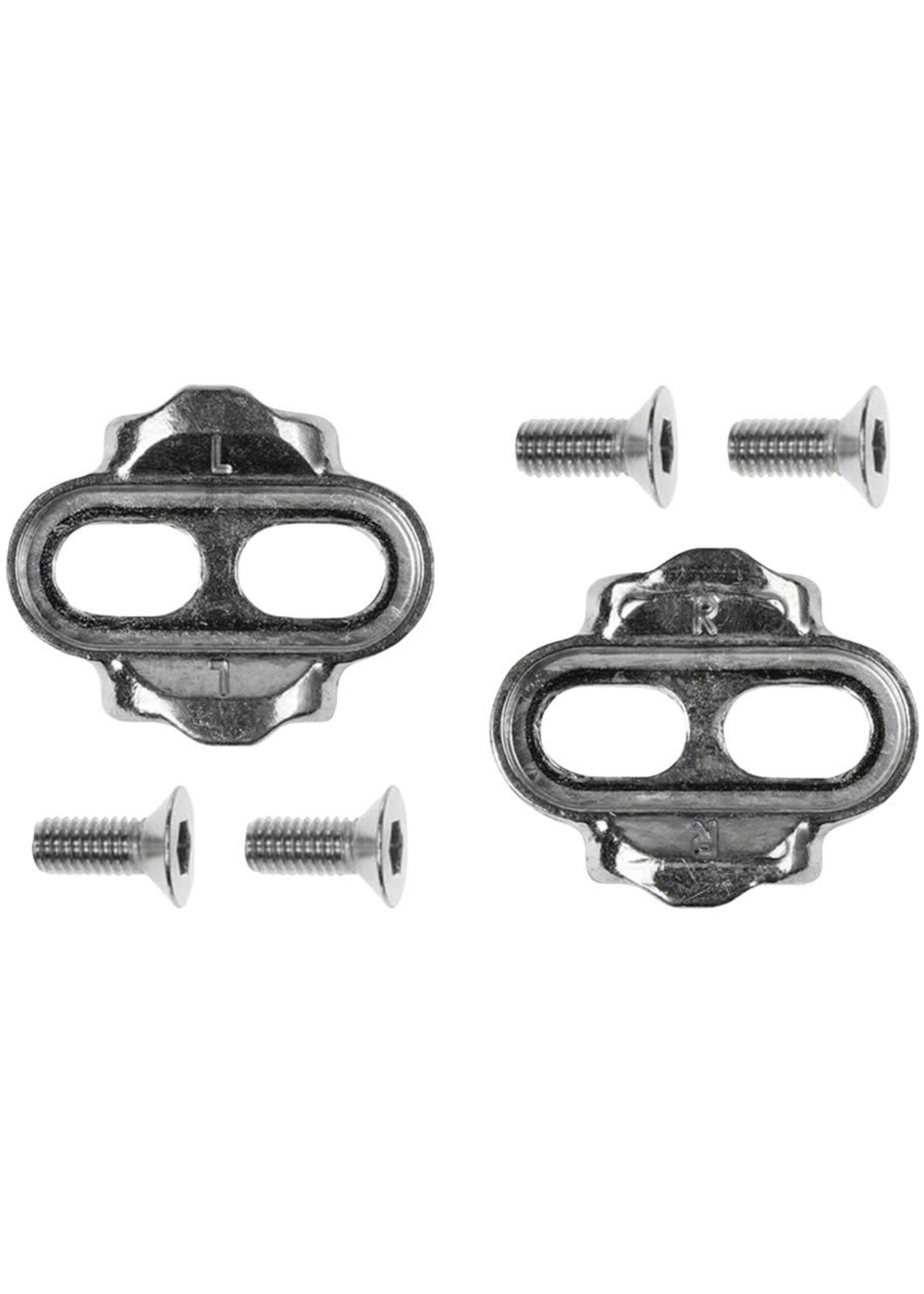 CrankBrothers Crankbrothers Cleats-Standard Release, 0 Float, 15 Release, Silver