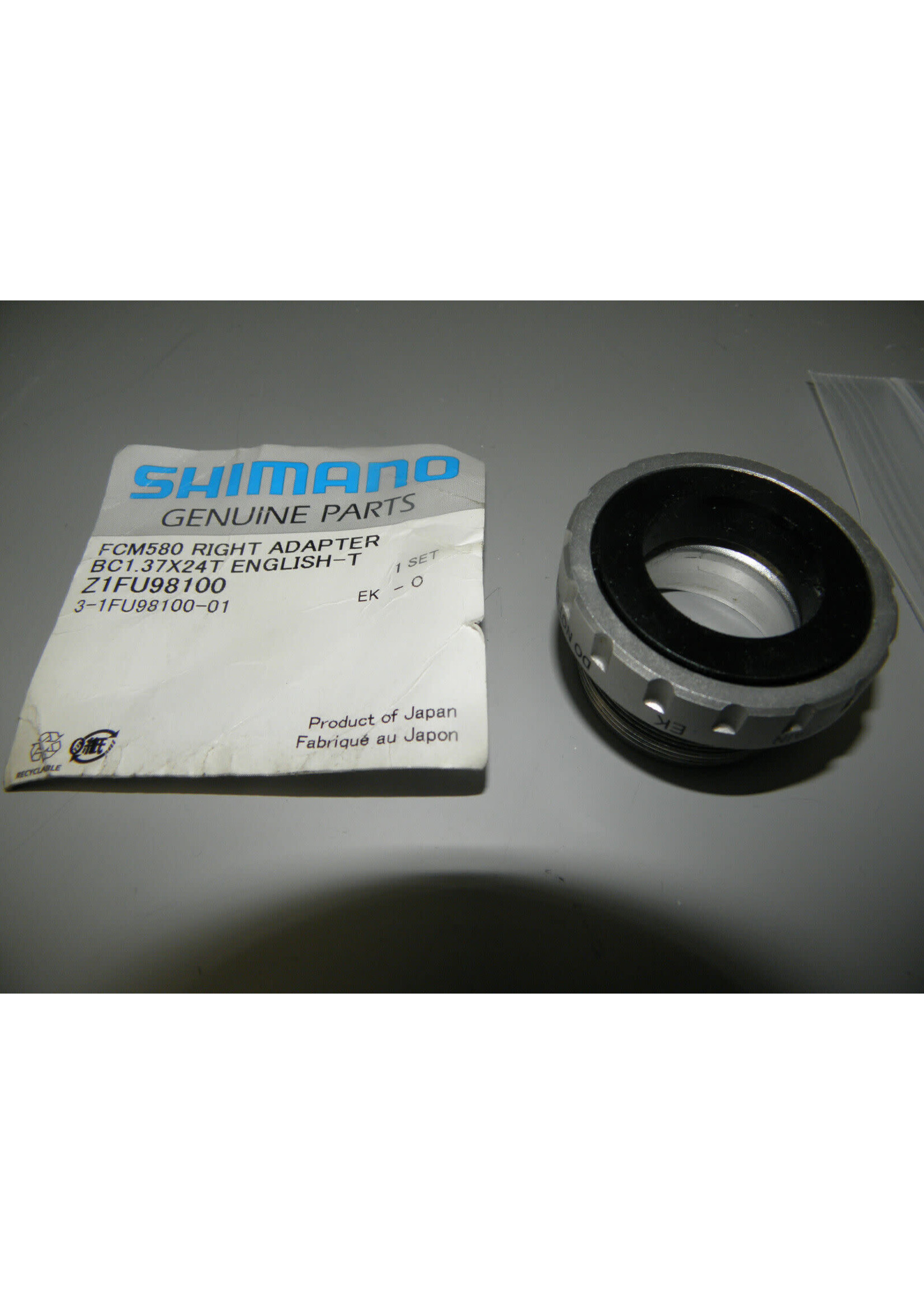 Shimano SHIMANO FCM580 RIGHT ADAPTER BC1.37X24T ENGLISH-T Z1FU98100