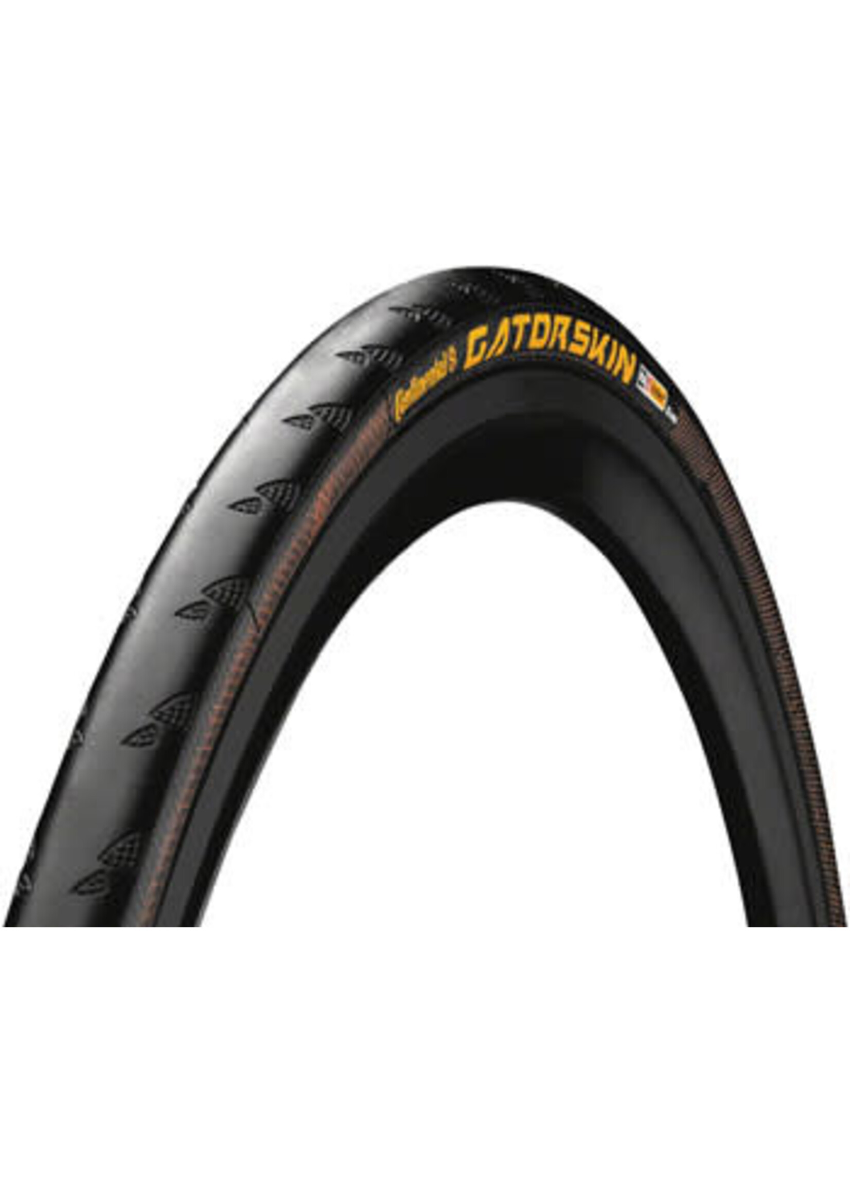 Continental Continental Gatorskin Tire - 700 x 23, Clincher, Folding, Black, PolyX Breaker