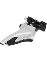 Shimano Shimano CUES FD-U4000-M Front Derailleur - 9/10-Speed, Double, Side Swing, Mid Clamp Mount, 36/40t Max, Black/Silver