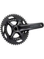 Shimano Shimano GRX FC-RX600-10 Crankset - 175mm, 10-Speed, 46/30t, 110/80 BCD, Hollowtech II Spindle Interface, Black