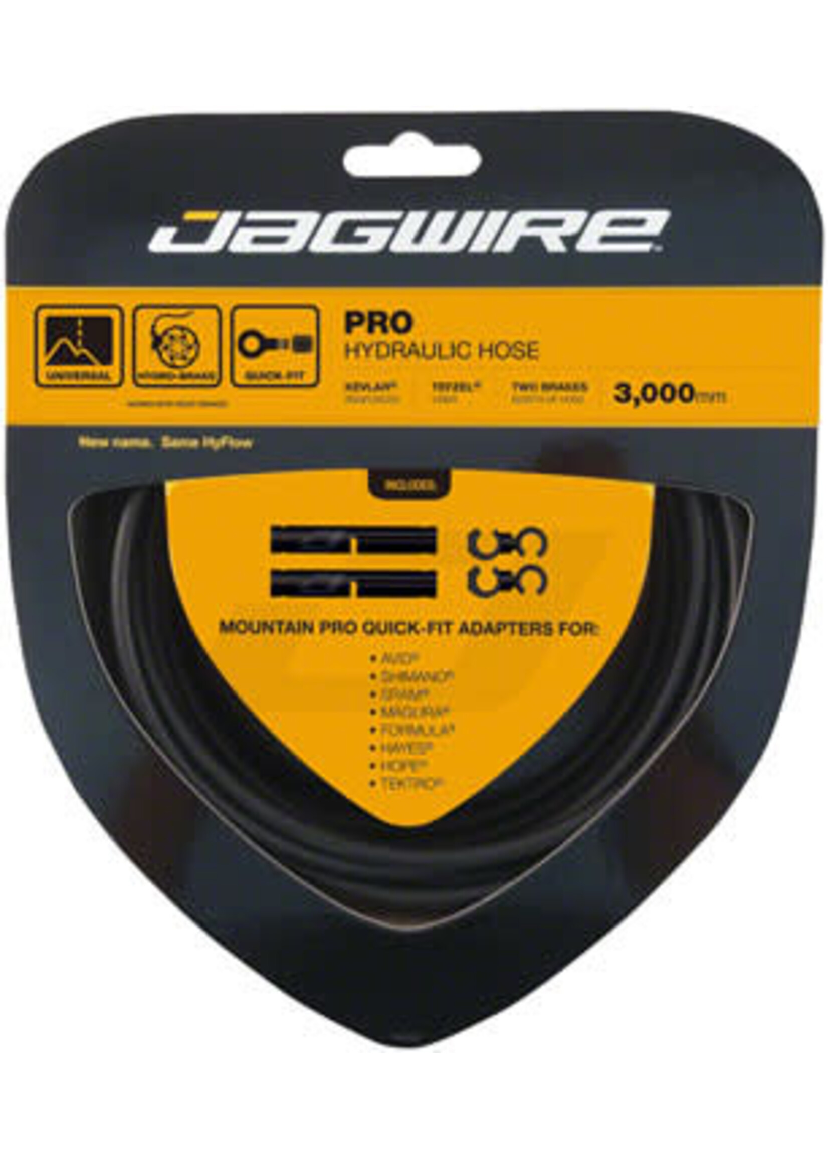Jagwire Jagwire Pro Hydraulic Disc Brake Hose Kit 3000mm, Stealth Black