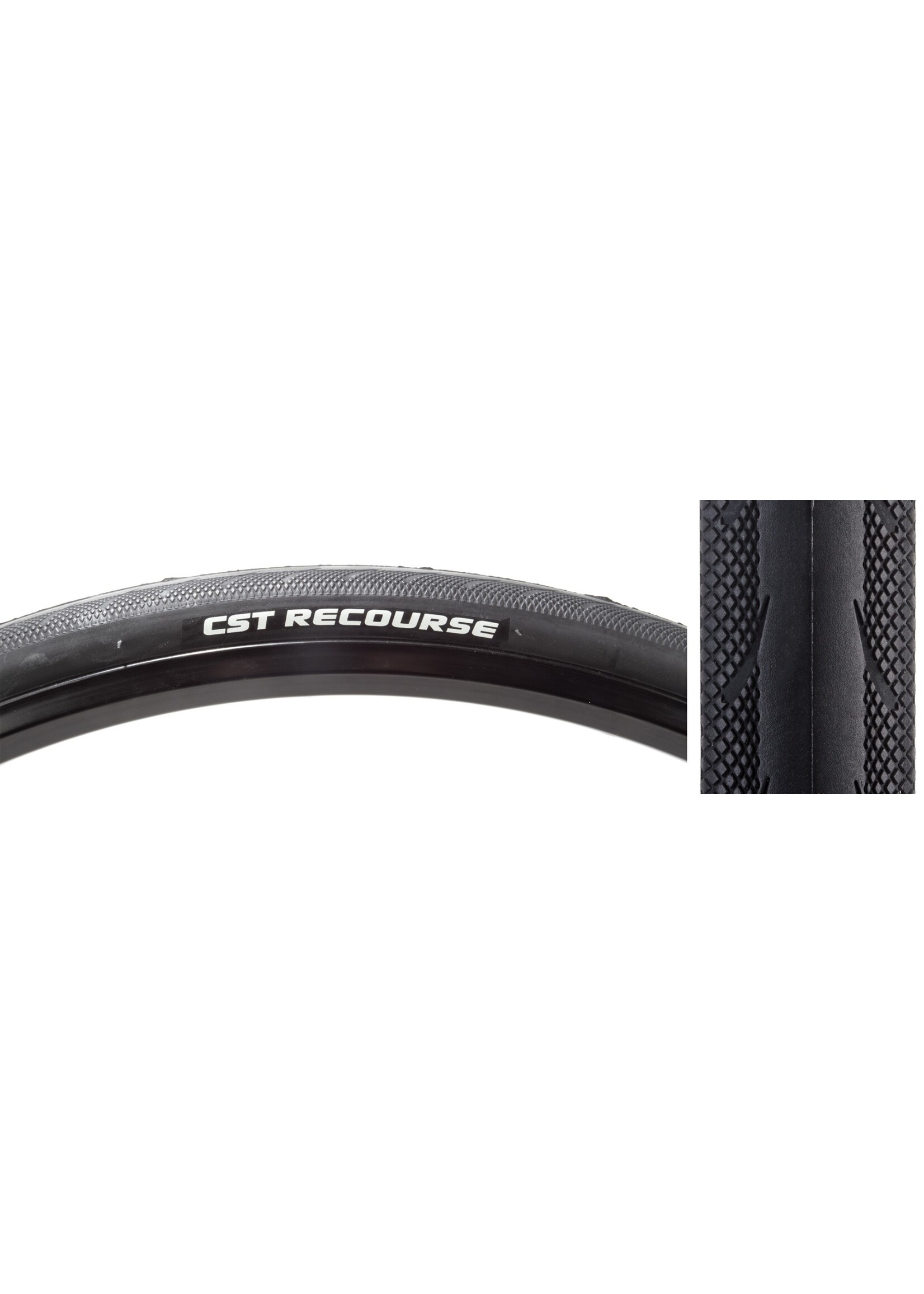 CST PREMIUM TIRE CSTP RECOURSE 700x28 BK WIRE