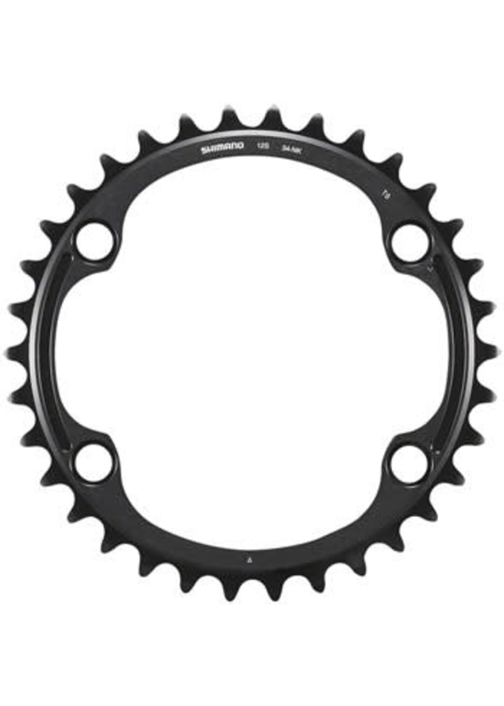 Shimano Shimano Dura-Ace FC-R9200 12-Speed Chainring - 34t, Asymmetric 110 BCD, Black, NK