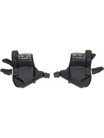 MicroShift microSHIFT Mezzo Thumb-Tap Shifter Set, 7-Speed, Triple, Optical Gear Indicator, Shimano Compatible