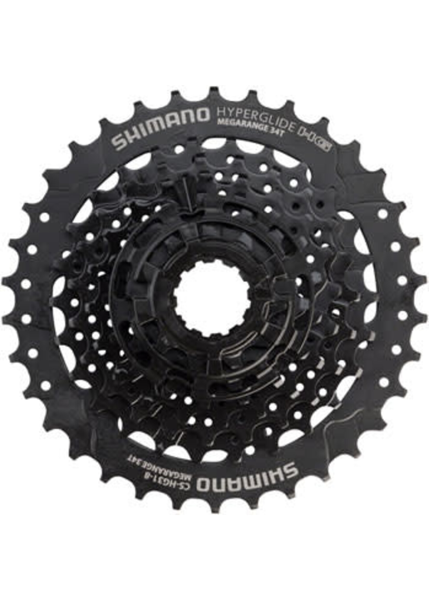 Shimano Shimano Altus CS-HG31 Cassette - 8 Speed, 11-34t, Black, Mega Range