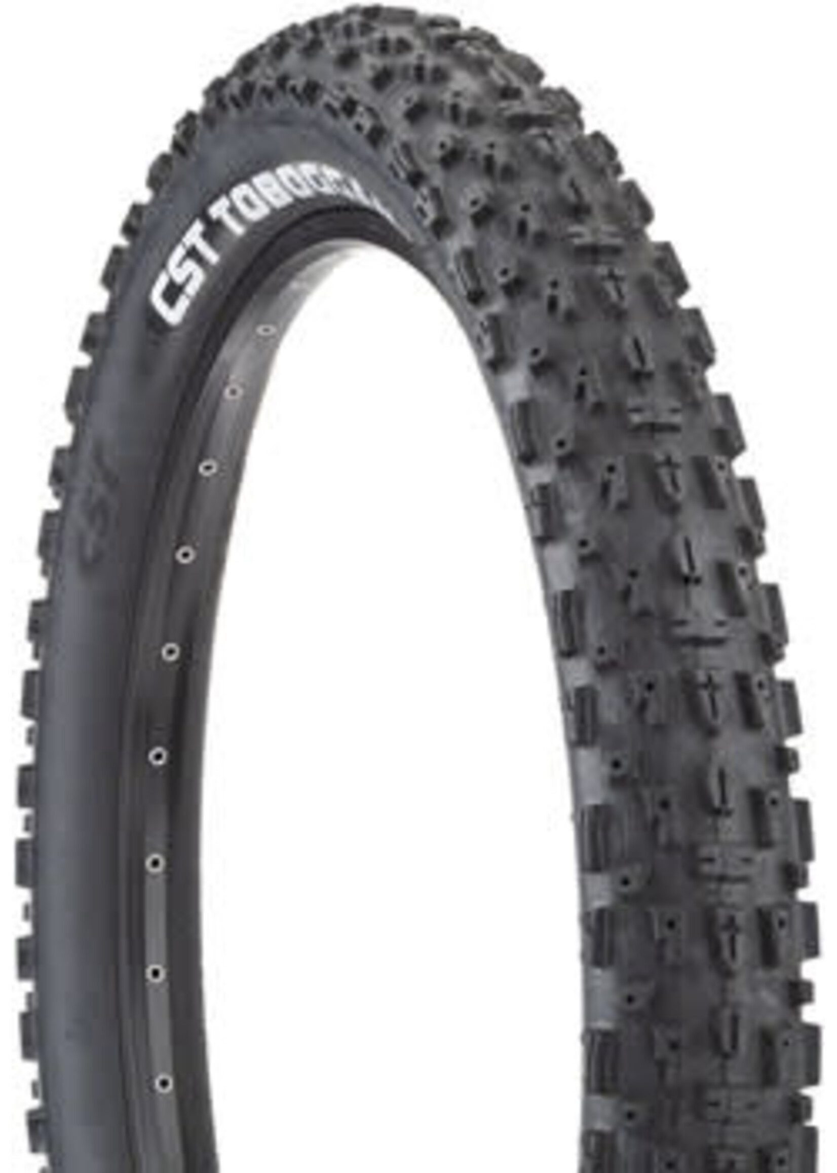 CST TIRE CSTP TOBOGGAN 26x4.0 BK/BK WIRE NO-STUD