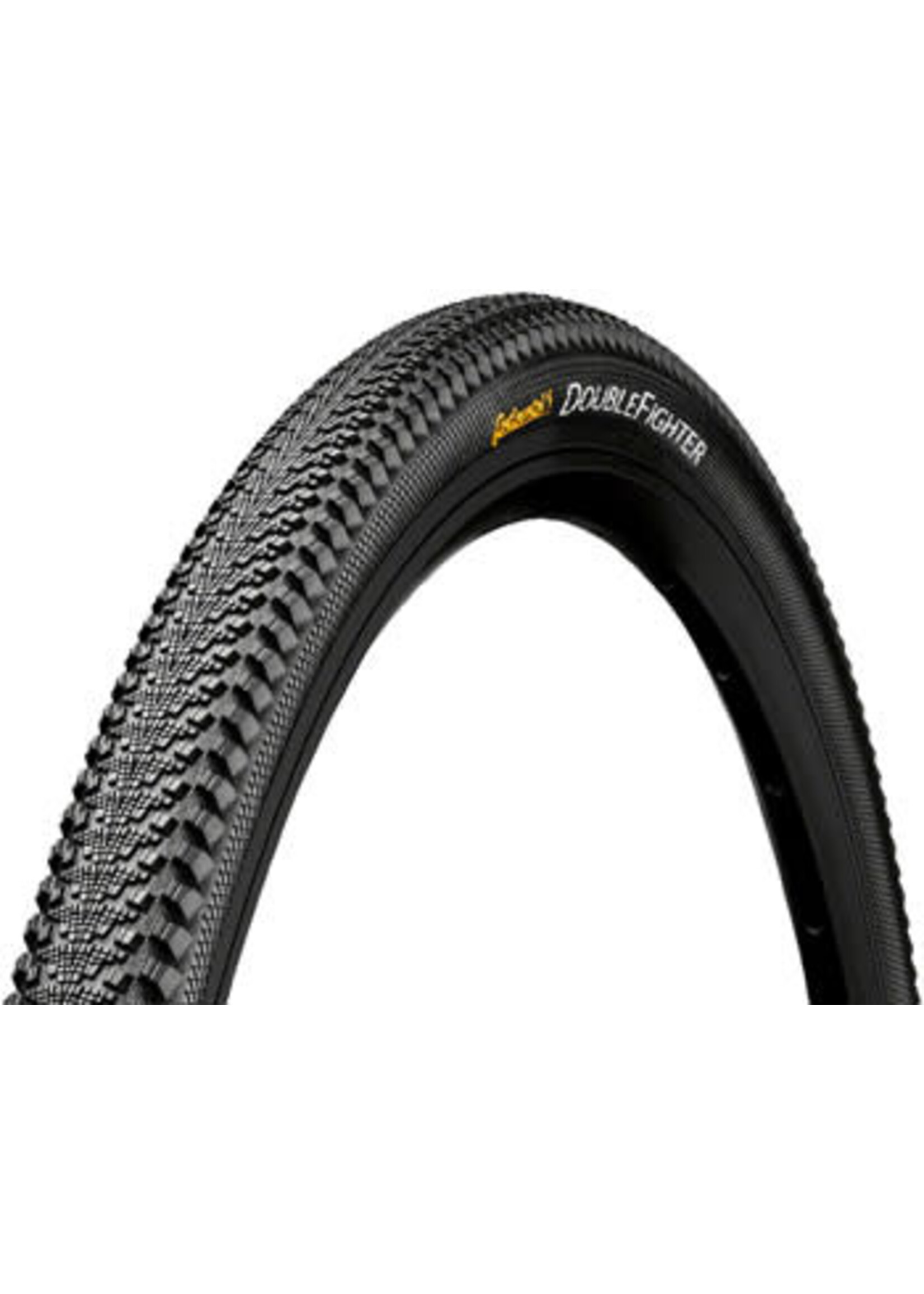 Continental Continental DoubleFighter III Tire - 26 x 1.90, Clincher, Wire, Black, Sport