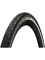 Continental Continental Contact Plus City Tire - 700 x 42, Clincher, Wire, Black/Reflex, SafetyPlus Breaker, E50