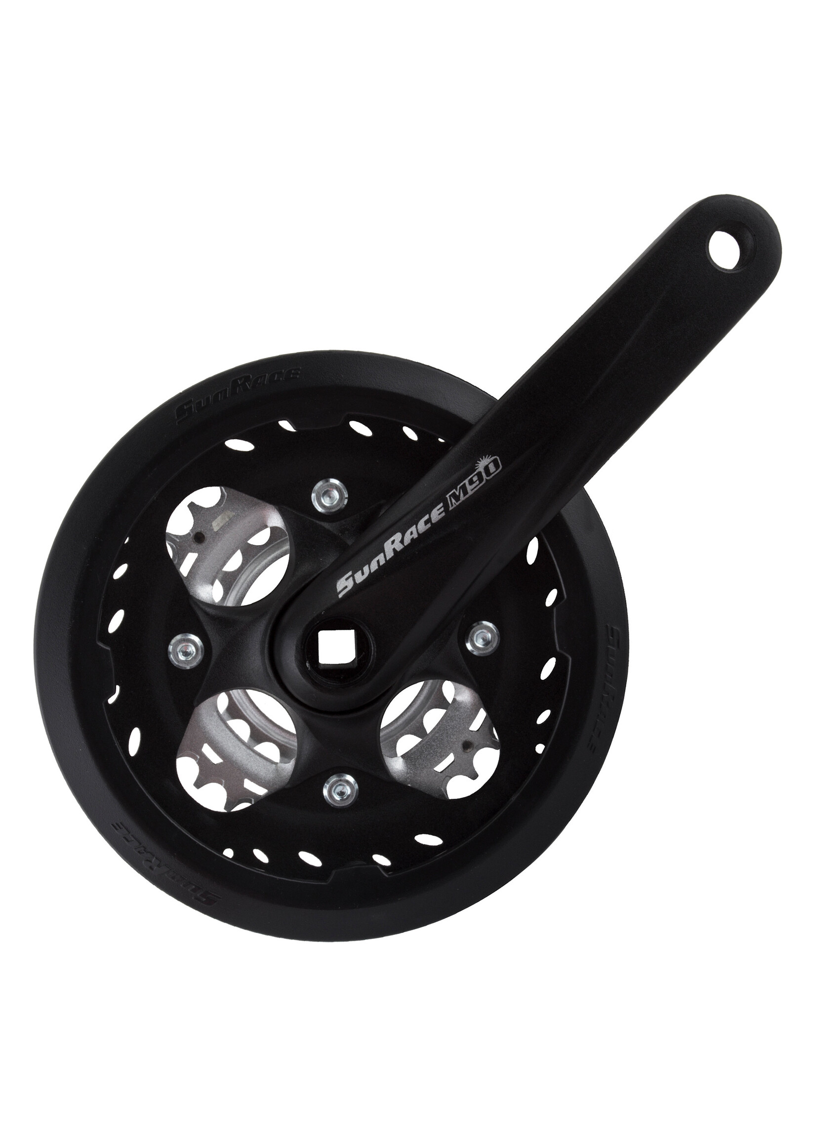 SunRace CRANKSET SUNRACE FCM904 175x44/32/22 SQ BK/SL w/CG