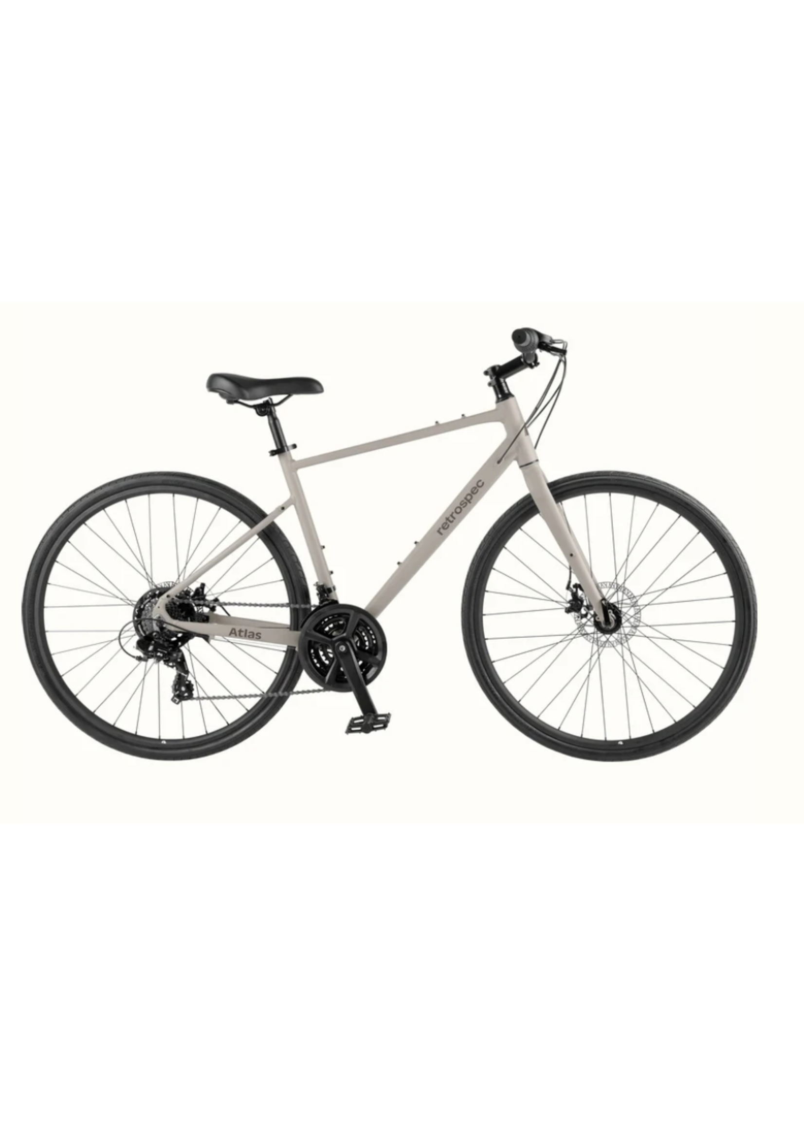Atlas Fitness Hybrid-21 Speed  Bike Matte Boulder  Medium