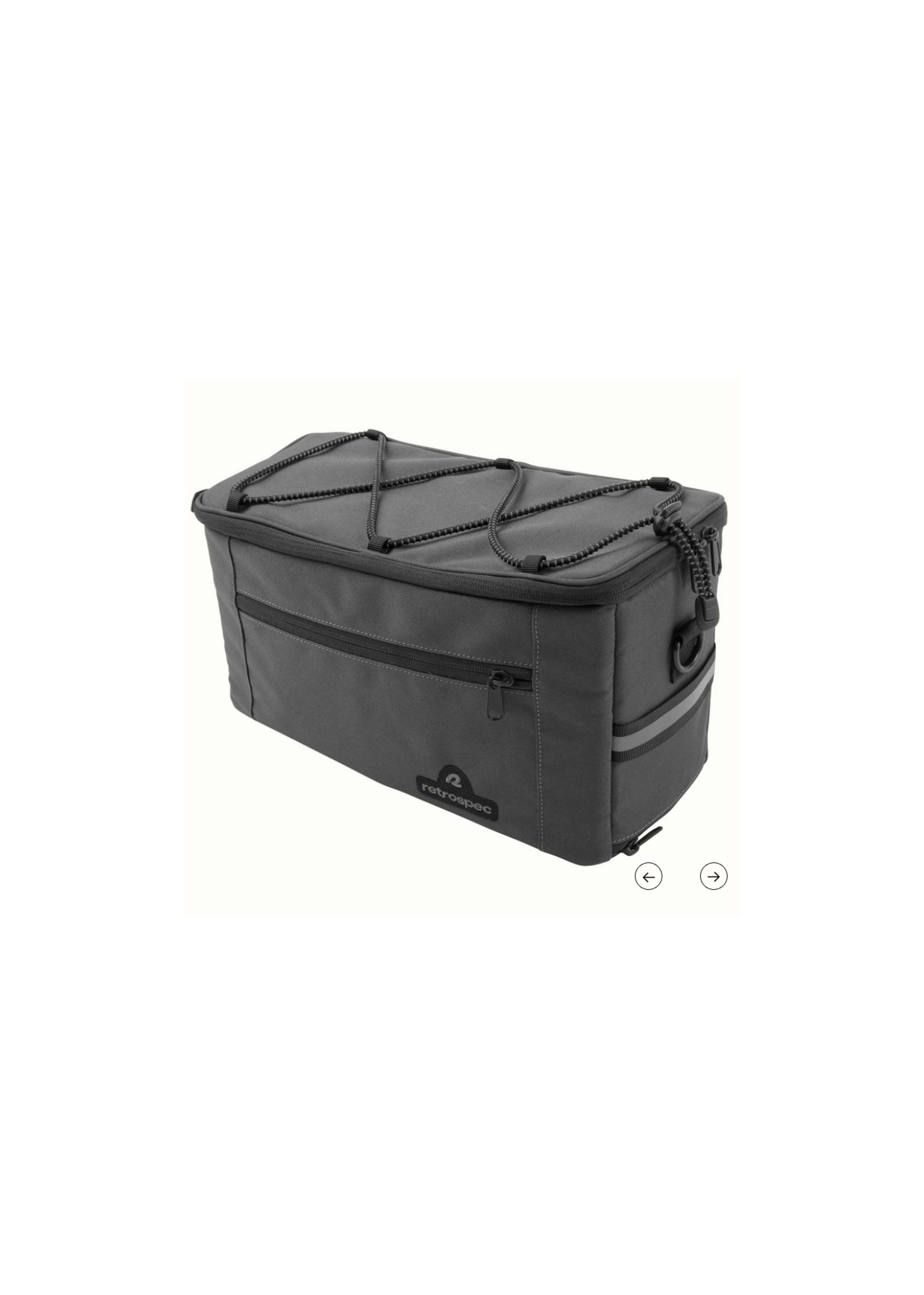 Retrospec Cahoot Rear Rack Trunk Bike or E-Bike Bag