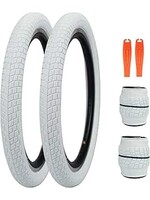 Meghna MEGHNA Kids Bike Tire 20 x 2.125 inch  White w/tubes