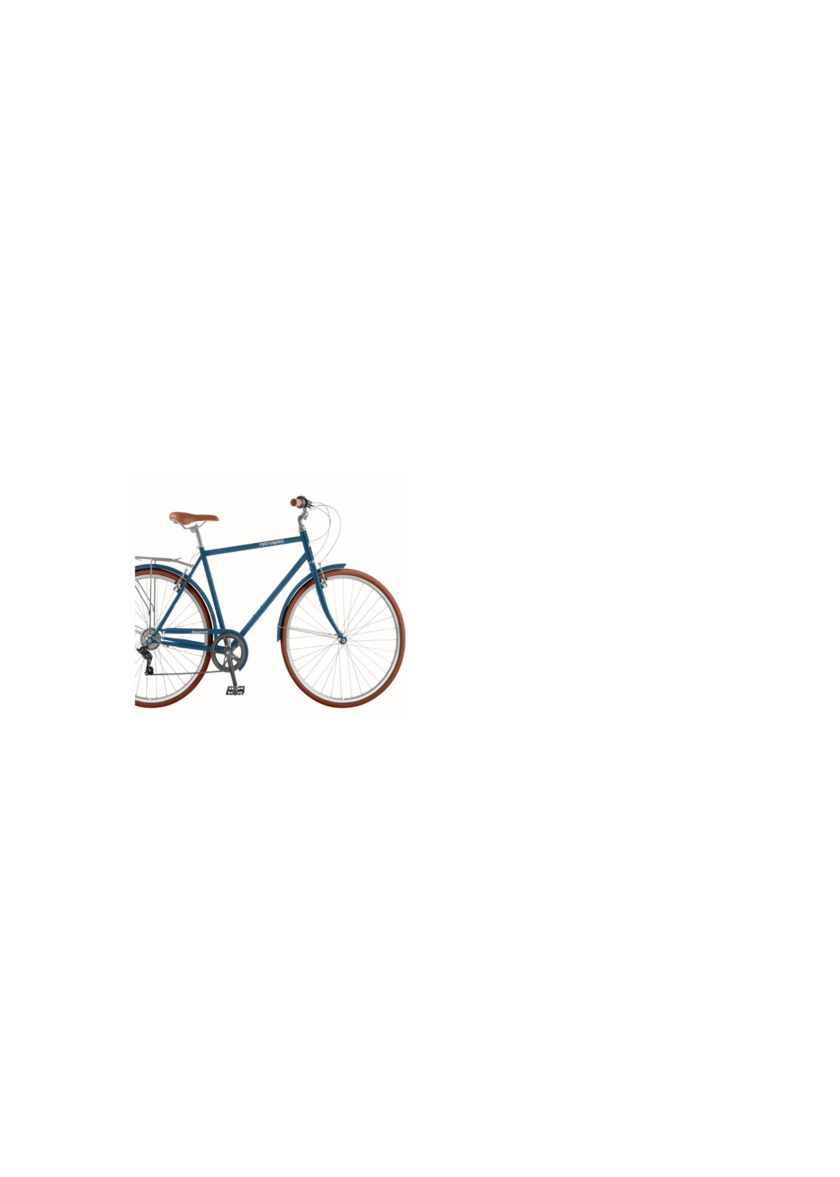 Retrospec Retrospec Beaumont City  7 Speed Navy Blue 54cm (M) (assembly included)