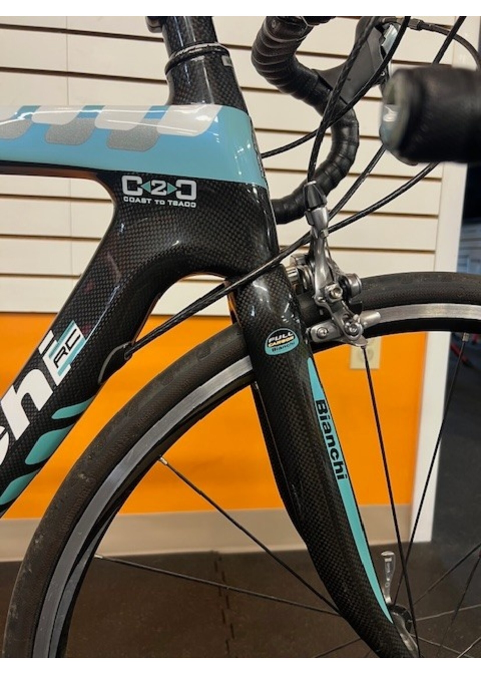 bianchi Used 2007  Bianchi 928 C2C, carbon frame, Shimano Dura-Ace components  53/54cm